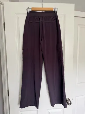 Athleta Brooklyn Heights High Rise Purple Cargo Pants Size 0 thumbnail 6
