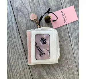 Juicy Couture | Pink Strawberry Card Case with Heart Charm thumbnail 2