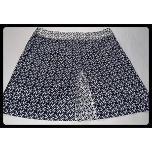 IZOD Golf Skort Women 6 Blue Geometric Activewear Skirt thumbnail 5