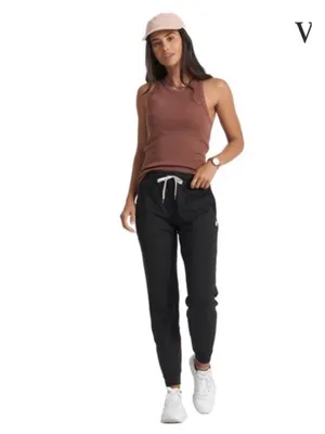 Vuori Sunrise Ribbed High Neck Tank Top Small Brown Racerback Athleisure Workout thumbnail 4