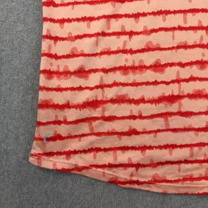 ZYIA ACTIVE Women's XL Peach Red Striped Racerback Tank Top Athletic Gym Shirt thumbnail 7