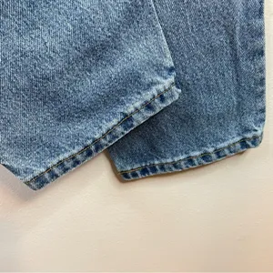 Vintage Levis 550 Relaxed Tapered Jeans Y2K High Waist women 10 28 long tall thumbnail 5