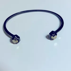 Kendra Scott Teddy Pinch Cuff‎ Gunmetal Bracelet thumbnail 2