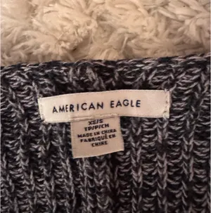 American Eagle Black And White Button Down Sweater thumbnail 4