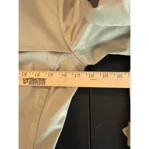 Banana Republic Womens XS Trench Coat Tan Khaki Belted Button Front‎ Epaulettes thumbnail 4
