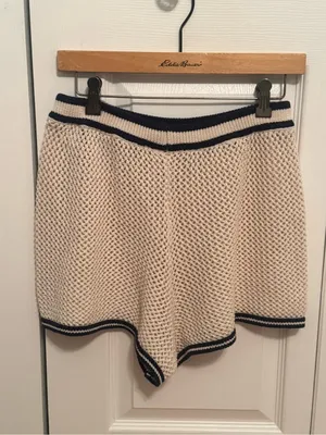 Aerie Offline Crochet Open Knit Shorts thumbnail 3