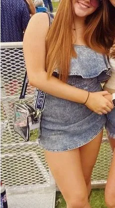 Cheeky Bliss Denim Romper thumbnail 1