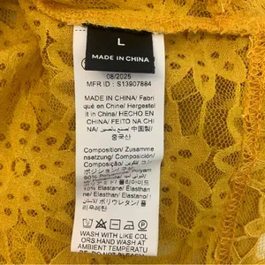 Women’s‎ L Yellow Lace Bolero Jacket Whimsical Fairy Romantic Feminine Festival thumbnail 6