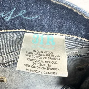 Ariat Women's Boot Cut Jeans Size 31 Western Contrast Stitch Rodeo Mid Rise thumbnail 8