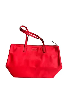 KATE SPADE Red Nylon Shoulder Tote Bag Womens thumbnail 10