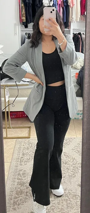 Light Gray Blazer thumbnail 1