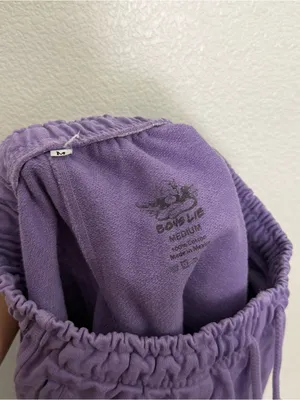 Boys Lie V3 Purple High Rise Shorts Medium thumbnail 5
