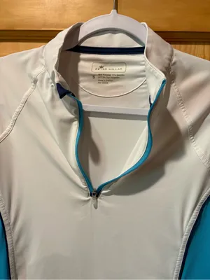 Peter Millar women's performance quarter-zip sun shirt/pullover size S thumbnail 5
