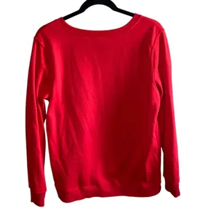 Old Navy “Santa Understands” Red Graphic‎ Sweatshirt Medium thumbnail 3