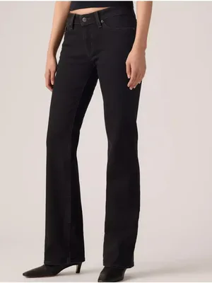 New Levi's 26x32 Superlow Bootcut Women's Jeans Crew Look - Black Medium Stretch thumbnail 2