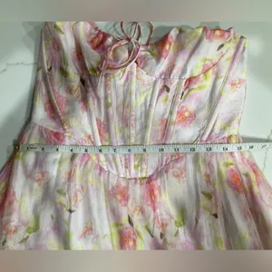 Bardot Pink Floral Maxi Dress thumbnail 7