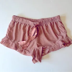 Victoria’s Secret Crushed Velvet Ruffle Pajama Shorts Size Medium thumbnail 3