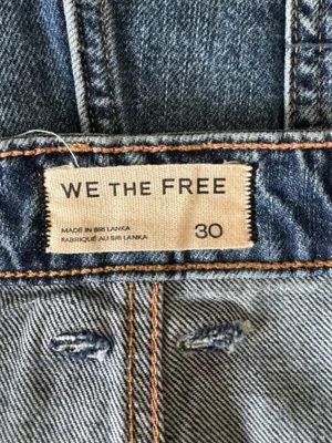 Free People - NWT Bettie Sailor Denim Shorts Sz 30 thumbnail 7