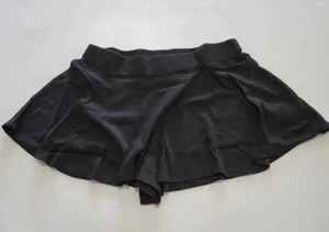 Black Flutter Lounge Flounce Thermal Shorts Size XL thumbnail 2