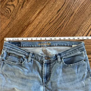 Vintage Y2K American Eagle AE Low Rise Skinny Flare Jeans Women’s 10 Light Wash thumbnail 4