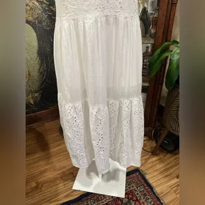 Kings Road Eyelet Maxi Dress Coastal thumbnail 7