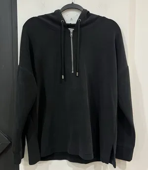 Cable & Gauge Sport Black 1/4 Zip Women’s Hoodie Size Large Athletic Workout thumbnail 1