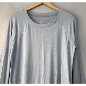 Free Fly Tee Shirt Size Large Blue Bamboo Shade Base Layer Long Sleeve Gorpcore thumbnail 3