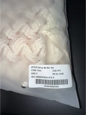 MESHKI Ezra Lace Mini Dress - Ivory thumbnail 4