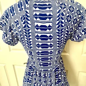 Urban outfitters blue and white Dress thumbnail 7