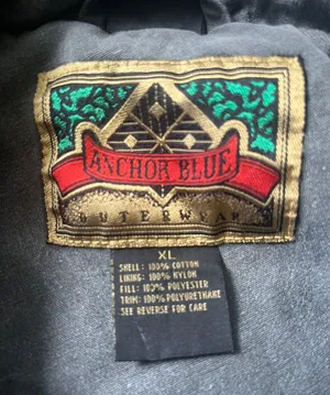 Anchor Blue Bomber Jacket thumbnail 5