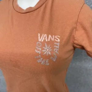 Vans Short Sleeve T Shirt Womans Size XS Orange Feeling Blessed No Stress thumbnail 3