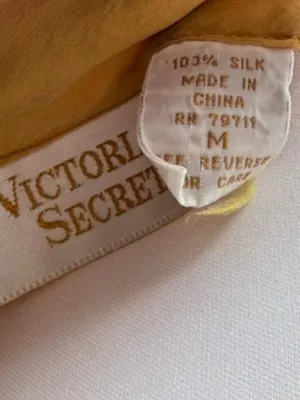 Victoria’s Secret Gold Silk Slip Dress thumbnail 5