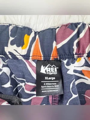 REI CO-OP Womens Trailmade Amphibious Shorts XL Orange Purple Hiking Camping New thumbnail 4