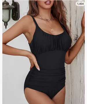One Piece Swimsuit for Women Tummy Control Bathing Suits Ruched Swimwear thumbnail 3