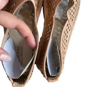 Catherine Malandrino Size 6 Melchior Espadrille‎ Slip On Loafers Rose Gold NWT thumbnail 8