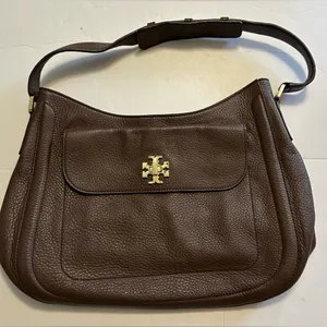 Tory Burch Brown Leather Shoulder Bag thumbnail 1
