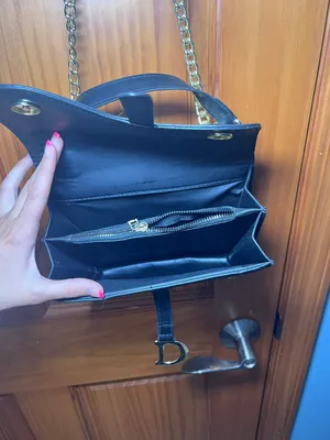 Black And Gold Chain Purse thumbnail 3