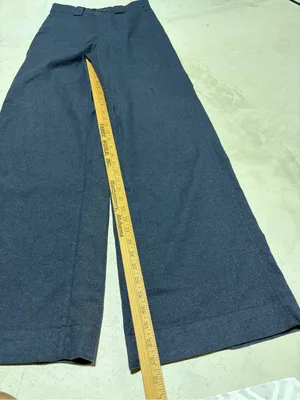 AG Navy Wide-Leg Dress Pants 26 thumbnail 2