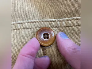 L.L. Bean Vintage Field Coat Chore Jacket Canvas button down thumbnail 6