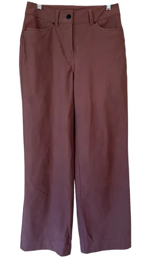 Lululemon City Sleek 5 Pocket Wide-Leg High-Rise Pant Utilitech Roasted Brown thumbnail 1
