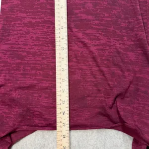 Harley Davidson Womens Burgundy Burnout Willie G Skull Tank Handkerchief Hem‎ M thumbnail 6
