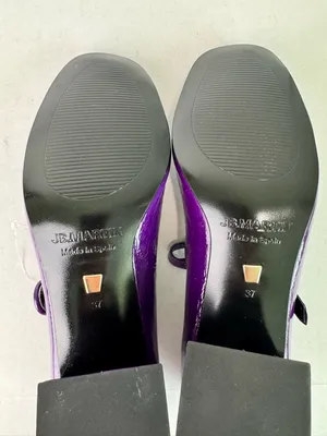 JB Martin Women's Purple Patent Mary Jane Heels thumbnail 6