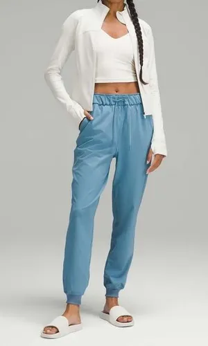 Lululemon Stretch High-Rise Jogger *Full Length Utility Blue Size 4 thumbnail 1