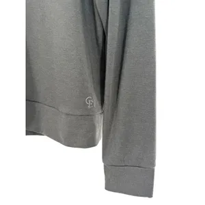 Cozy Earth Hoodie Small Gray Brushed Bamboo‎ Ultra Soft Breathable Pullover thumbnail 6