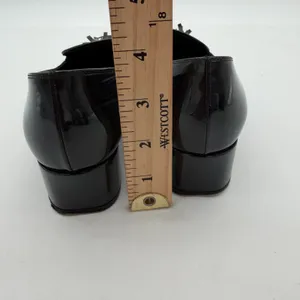Saint Laurent Elegant Patent Leather Tassel Accents Pumps Women's Size 7 IT 37 thumbnail 5
