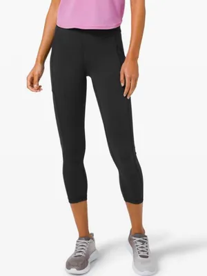 Lululemon Invigorate High-Rise Legging Pants Crop 23" Size 4 Black thumbnail 7