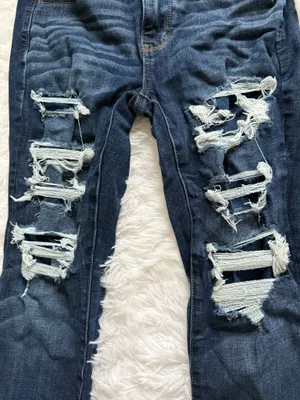 American Eagle Distressed Skinny Jeans thumbnail 2
