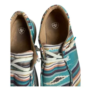 Ariat size 9.5 B loafers slip on Aztec western cowgirl thumbnail 2