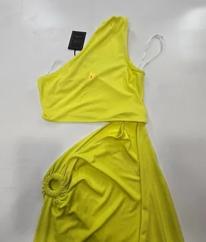 Michael Costello x REVOLVE Decker Maxi Dress in Lime Small thumbnail 6