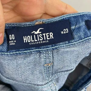 Y2K Hollister Denim Distressed Mini Skirt Jean size 00 thumbnail 7